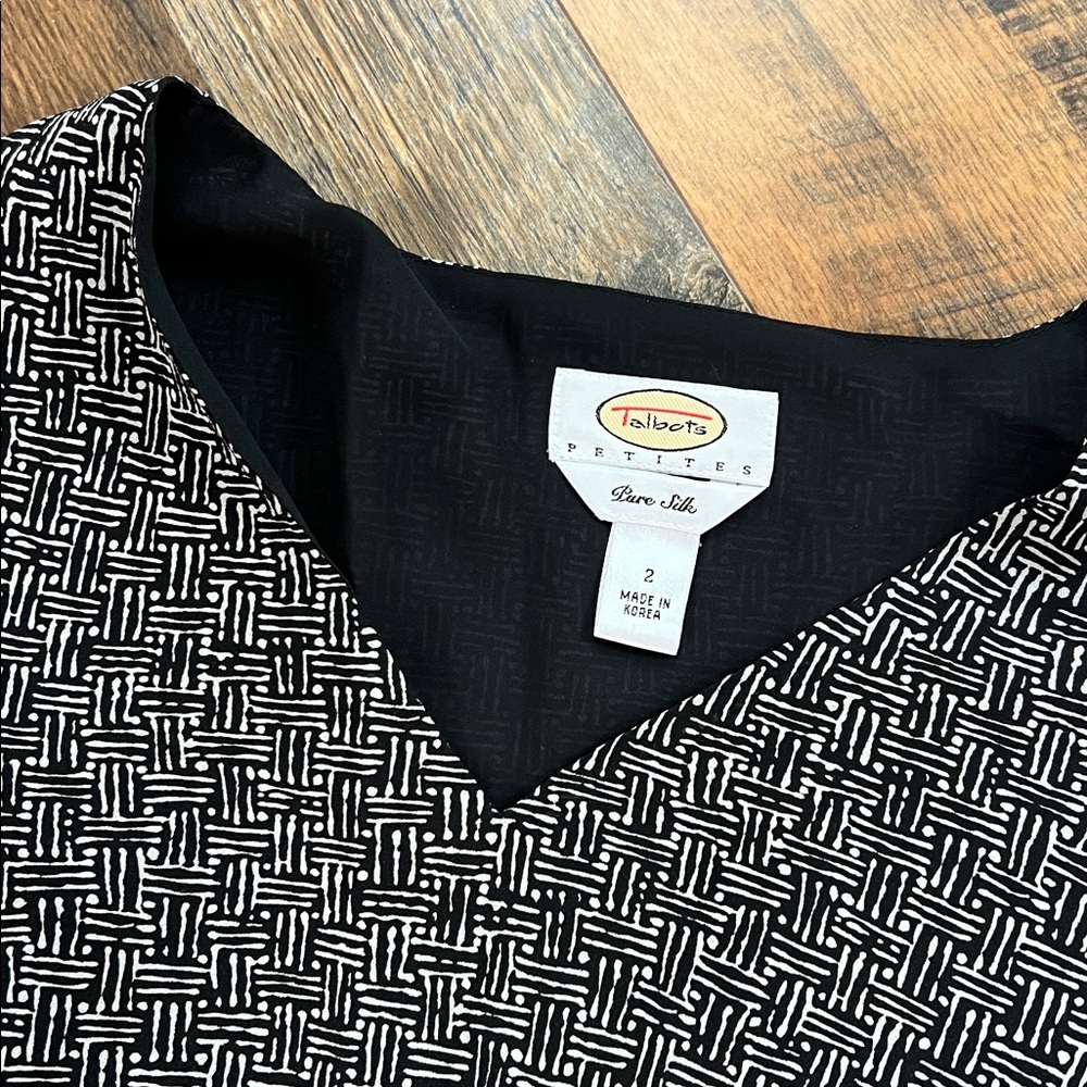Talbots Pure Silk set - shirt and skirt - Picture 7 of 8